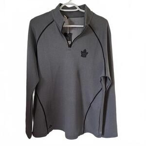 Adidas Maple Leaf Fans - Get Ready for Round‎ 2 Ladies 1/4 Zip Jacket - Large